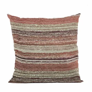 Plutus Brands PBRA2429-2626-DP - Plutus Luxury Multi-Color Stripe Throw Pillow 26" x 26"
