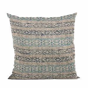 Plutus Brands PBRA2456-2030-DP - Plutus Blue Mayan Stripe Luxury Throw Pillow - 20" x 30"