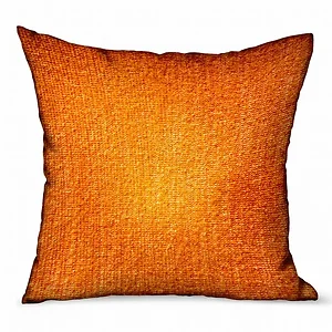 Plutus Brands PBRAO111-1616-DP - Plutus Bittersweet Ember Orange Luxury Throw Pillow