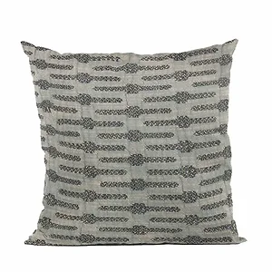 Plutus Brands PBRA2443-2020-DP - Plutus Blue Striped Luxury Throw Pillow - 20" x 20"