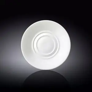 Wilmax WL-996100/A - Set of 12 Multi-Use Porcelain Saucer - 6" (15 cm)