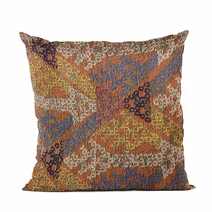 Plutus Brands PBRA2404-1220-DP - Plutus Multi-Color Fret Throw Pillow - Luxury Home Decor