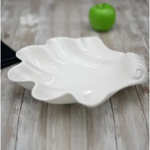 Wilmax WL-992588/A - Elegant Shell Dish Set of 2 - 11.5 x 11 inches