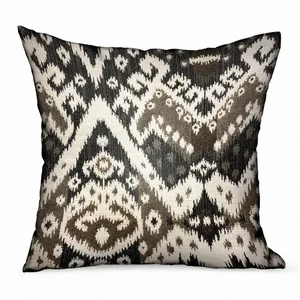 Plutus Brands PBRAO127-1220-DP - Plutus Amare Dream Brown Ikat Luxury Pillow - Outdoor/Indoor