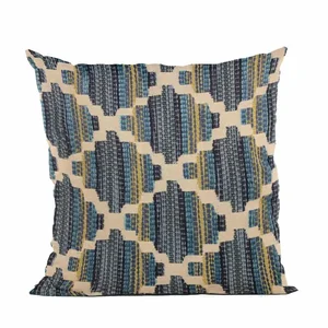 Plutus Brands PBRA2440-2626-DP - Luxury Blue Diamond Throw Pillow - 26" x 26"