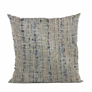 Plutus Brands PBRA2460-1220-DP - Luxury Blue Mixed Stripe Throw Pillow - 12" x 20"