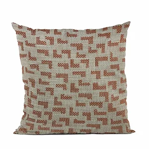 Plutus Brands PBRA2424-2424-DP - Plutus Abstract Luxury Pillow in Brown & Beige - 24" x 24"
