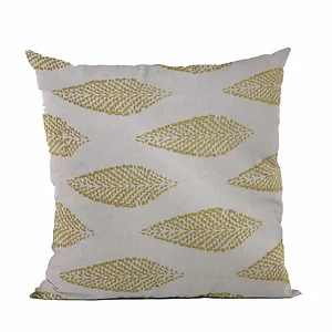 Plutus Brands PBRA2434-2030-DP - Plutus Green & Beige Floral Luxury Throw Pillow - 20" x 30"