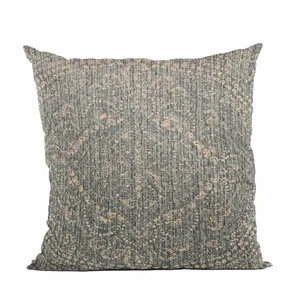 Plutus Brands PBRA2454-2026-DP - Plutus Blue Hidden Park Medallion Luxury Pillow 20" x 26"