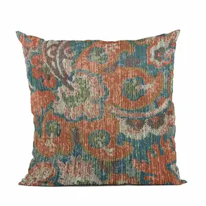 Plutus Brands PBRA2418-1616-DP - Luxurious Multi-Color Damask Throw Pillow - 16"x16"