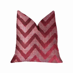Plutus Brands PBRA2291-2020-DP - Plutus Valentina Red Designer Throw Pillow - 20" x 20"