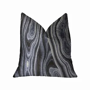 Plutus Brands PBRA2217-2222-DP - Luxury Blue Marble Throw Pillow - 22" x 22"