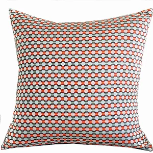 Plutus Brands PBRA2299-2222-DP - Opulent Orange and Beige Double-Sided Throw Pillow