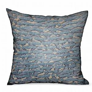 Plutus Brands PBRAO104-2222-DP - Plutus Indigo Rivulet Blue Outdoor/Indoor Throw Pillow