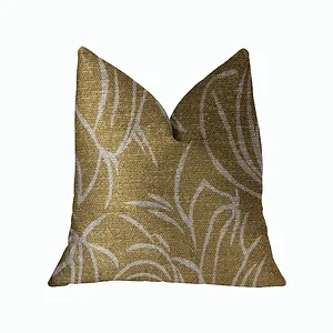 Plutus Brands PBRA2314-2026-DP - Plutus Mirage Gold Luxury Throw Pillow - 20" x 26"