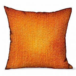 Plutus Brands PBRAO111-2020-DP - Plutus Bittersweet Ember Orange Solid Luxury Pillow 20x20