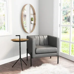 Zuo Modern Contemporary Inc A12203 - Antique Bronze Latitude Oval Shelf Mirror with Storage