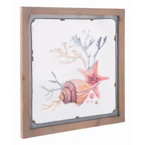 Zuo Modern Contemporary Inc A11521 - Coastal Serenity Wall Art - Multicolor Framed Decor