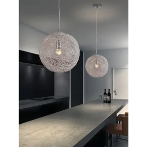 Zuo Modern Contemporary Inc 50082 - Elegant Silver Opulence Ceiling Lamp with Adjustable Height
