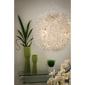 Zuo Modern Contemporary Inc 50027 - Stylish Warp Ceiling Lamp in Chrome Finish