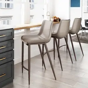 Zuo Modern Contemporary Inc 101410 - Stylish Gray & Walnut Counter Chair Set of 2