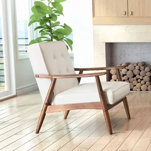 Zuo Modern Contemporary Inc 100529 - Rocky Retro-Modern Arm Chair - White Upholstery