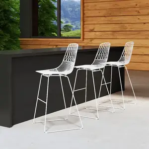 Zuo Modern Contemporary Inc 101024 - Modern White Brody Bar Chairs - Set of 2