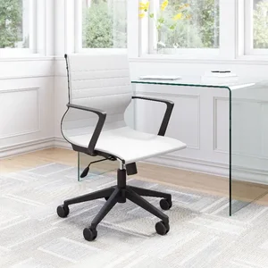 Zuo Modern Contemporary Inc 102007 - Stacy Mid-Century Modern White Office Chair