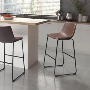 Zuo Modern Contemporary Inc 109326 - Sculpted Vintage Espresso Bar Chair Set of 2