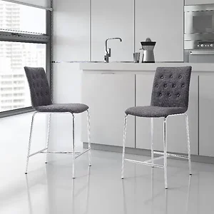 Zuo Modern Contemporary Inc 300338 - Vintage Style Uppsala Counter Chair Set in Graphite