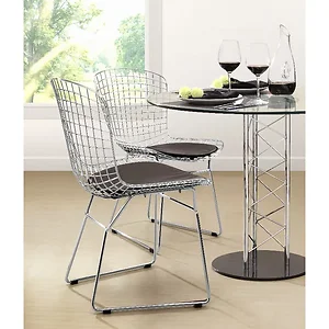 Zuo Modern Contemporary Inc 188010 - Espresso Wire Mesh Cushion with Secure Fastening