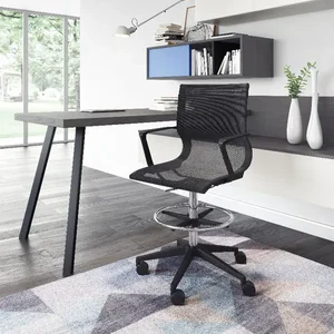 Zuo Modern Contemporary Inc 102014 - Stacy Modern Black Mesh Drafter Office Chair