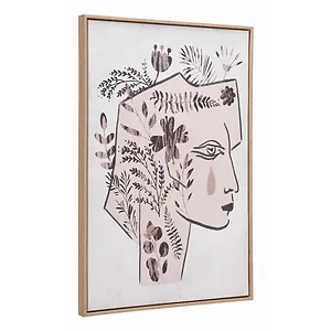 Zuo Modern Contemporary Inc A12247 - Multicolor Canvas Wall Art with Wooden Frame