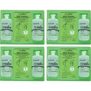Honeywell 32-000462-0000-H5 - Fendall 32 oz. Double Eyewash Wall Station - 2 lb - Green