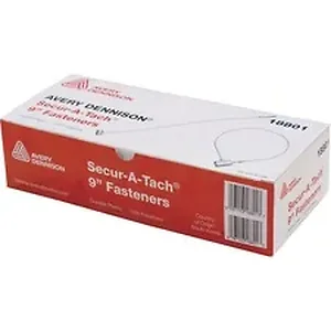 Avery Dennison MNK 18801 - Monarch Secure-A-Tach Fasteners - 1000 Fastener(s) Polypropylene - 9 - 1000/Box - Clear