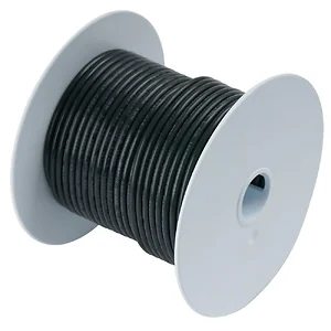 Ancor 108099 - Black 10 AWG Tinned Copper Wire - 1, 000'