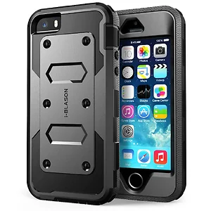 I Blason IPSE-ARMOR-BLACK - I-Blason Armorbox Case for iPhone SE