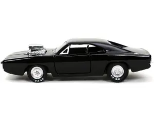 Toys 32215 - Dom\'s 1970 Dodge Charger 500 Black Fast & Furious 9 F9 (2021) Movie 1/32 Diecast Model Car by Jada 32215
