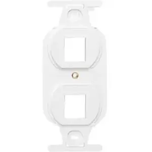 Leviton 41087-272-2WP - SMBOX 2-Port Plenum-rated Wall Box with Cover