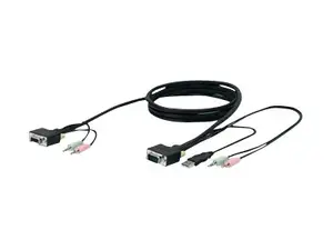 Belkin F1D9103-15 - 15FT USB VGA W/AUDIO KVM ALL-IN