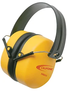 Ergoguys HS60 - CALIFONE HEARING SAFE HEARING PROTECTOR YELLOW. EAR MUFFS BLOCK OUT EXTERNAL NOI