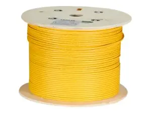 Black Box Corporation C6ABC50-STR-YL-1000 - CAT6A 650-MHZ STRANDED ETHERNET BULK CAB