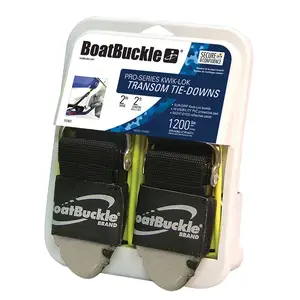 Boatbuckle F17631 - Pro Series Kwik Lok Transom Tie-Downs (Pair)