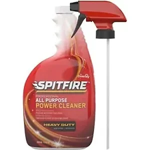 Diversey DVO CBD540038 - Spitfire Power Cleaner - Ready-To-Use Spray - 32 fl oz (1 quart) - Fresh ScentSpray Bottle - 4 / Carton - Red
