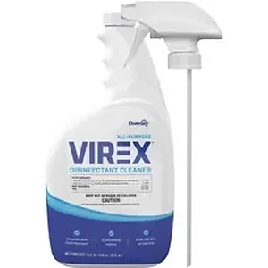 Diversey DVO CBD540540 - All-Purpose Virex Disinfectant Clean - Ready-To-Use Spray - 32 fl oz (1 quart) - Citrus ScentSpray Bottle - 4 / Carton - Clear