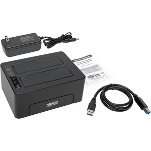 Tripp Lite tx1273 - USB 3.0 SuperSpeed to Dual SATA External Hard Drive Docking Station w- Cloning 2.5in and 3.5in HDD - for 2.5in or 3.5in HDD