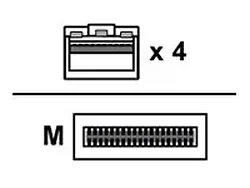 ADDON-QSFP28-4SFP28-PDAC2-5M-AO