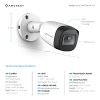 AMCREST INDUSTRIES-AMC4MBC28-W-V2