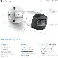 AMCREST INDUSTRIES-AMC1081BC36-W-V3