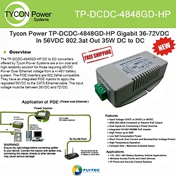 TYCON SYSTEMS-TP-DCDC4848GDHP